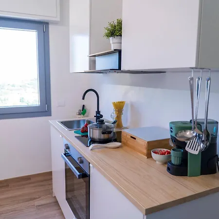 Gradisca Sea & Hills View In شقة Mondaino